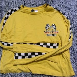 yellow top from H&M